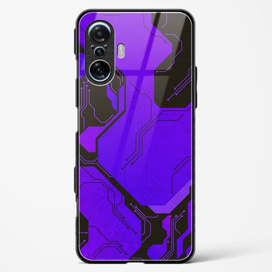 Purple Pulse - POCO F3 GT Glass Gripper Case