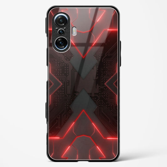 Red Horizon - POCO F3 GT Glass Gripper Case