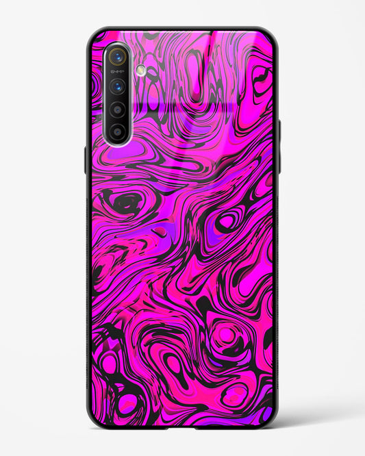 Colourful Liquid Vector - Realme XT Glass Gripper Case