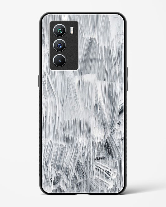 White Paint - Vivo iQOO9 SE 5G Glass Gripper Case