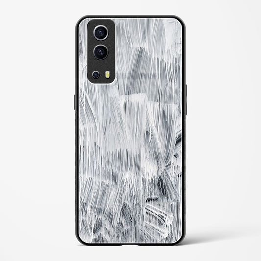 white paint - Vivo iQOO Z3 Glass Gripper Case