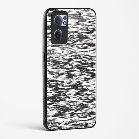 Black and White Glitch OnePlus OnePlus Nord CE 2 5G Glass Gripper Case