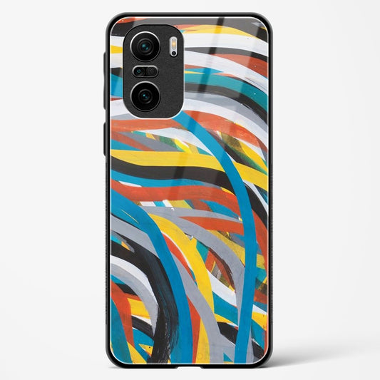 colorful stroke pattern - Mi 11X Pro 5G Glass Gripper Case