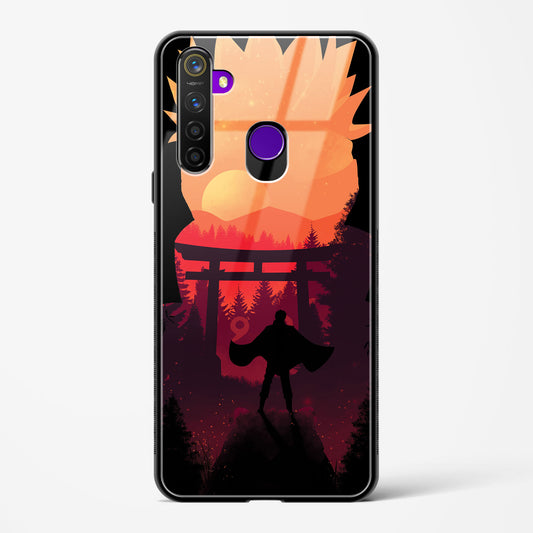 Whirlwind Whispers - Realme 5 Pro Glass Gripper Case