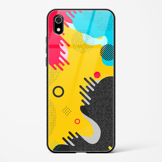 boho abstract - Redmi 7A Glass Gripper Case