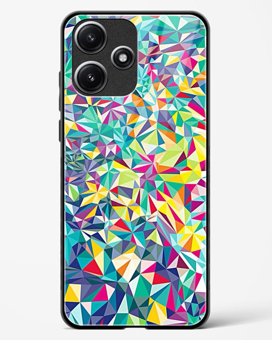 colorful geometric abstract - Redmi 12 5G Glass Gripper Case