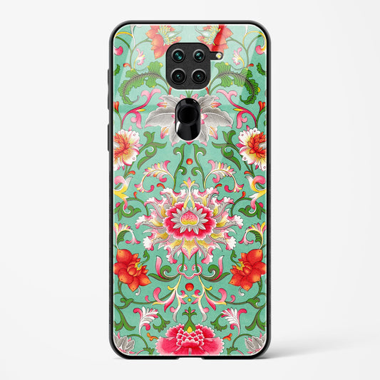 Vintage Green  - Redmi Note 9 Glass Gripper Case