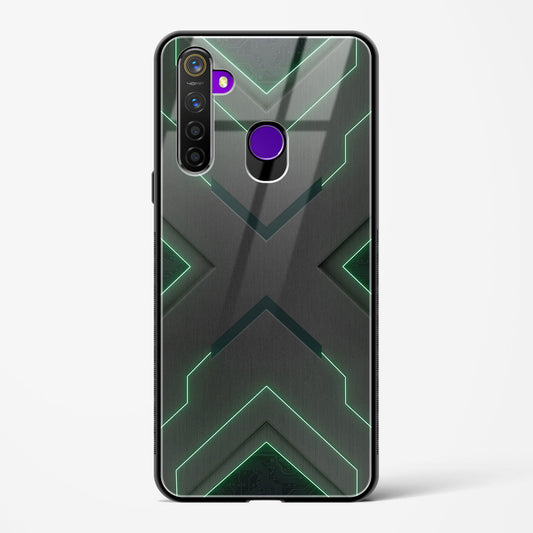 Green Horizon - Realme 5 Pro Glass Gripper Case