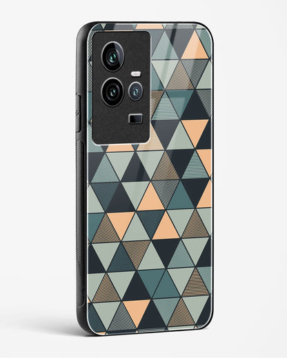 Triangle Mosaic - Vivo iQOO11 Glass Gripper Case