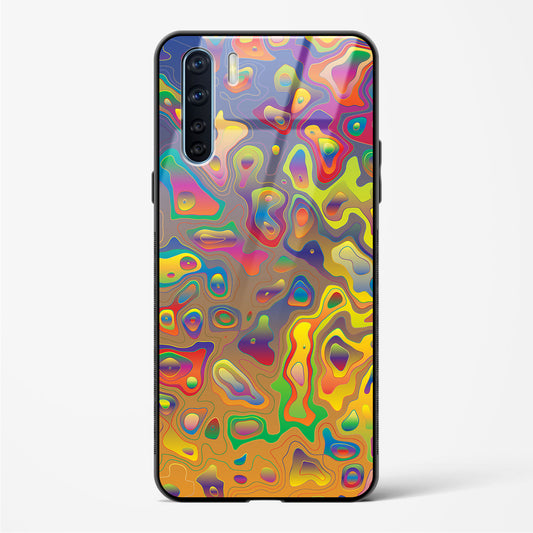 Contour Map - Oppo Reno 3 Glass Gripper Case