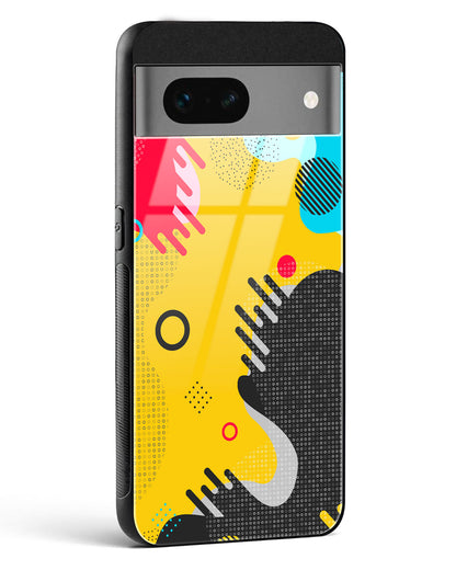 Boho Abstract - Google Pixel 7A Glass Gripper Case