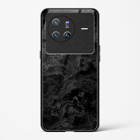 Charcoal Veil - Vivo X80 5G Glass Gripper Case