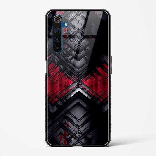 Red Eclipse - Realme 6 Pro Glass Gripper Case