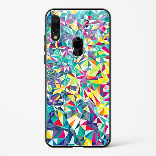 colorful geometric abstract - Redmi Note 7 Pro Glass Gripper Case