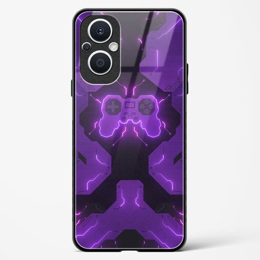 Violet Vortex - Oppo F21 Pro 5G Glass Gripper Case