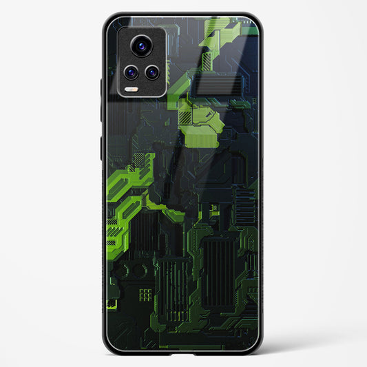 Shadowed Jade - Vivo V20 Pro Glass Gripper Case