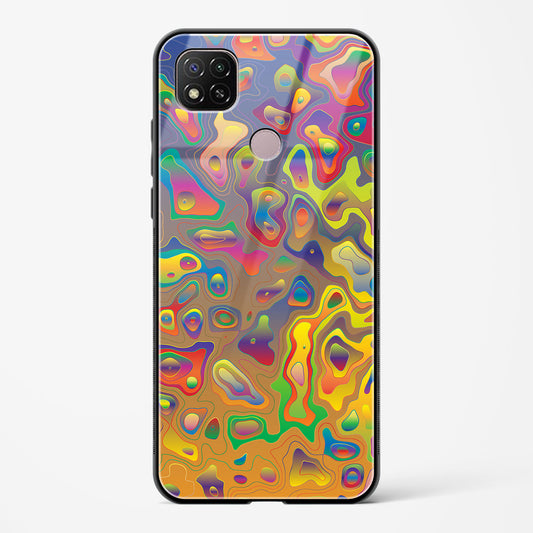 Contour Map - Redmi 9 Activ Glass Gripper Case