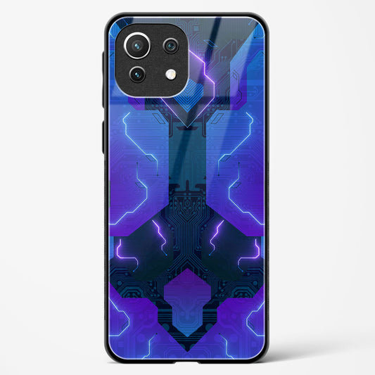 Electric Blueburst - Mi 11 Lite Glass Gripper Case