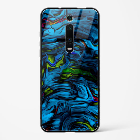 Aquatic Blue - Redmi K20 Pro Glass Gripper Case