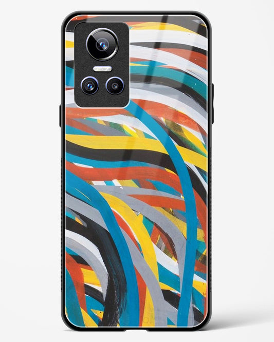 colorful stroke pattern - Realme GT Neo 3 Glass Gripper Case