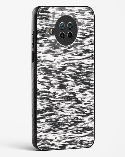 Black and White Glitch - Mi 10i Glass Gripper Case