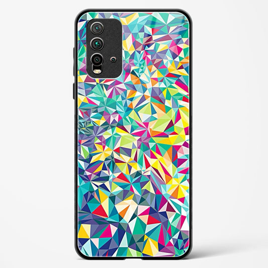 colorful geometric abstract - Redmi 9 Power Glass Gripper Case