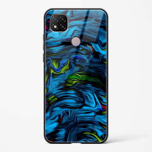 Aquatic Blue - Redmi 9 Activ Glass Gripper Case