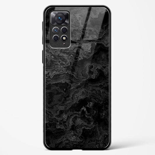 Charcoal Veil - Redmi Note 11S Glass Gripper Case