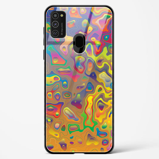 Contour Map - Samsung Galaxy M21 Glass Gripper Case