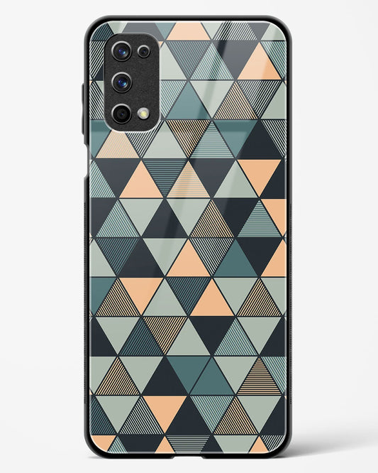 Triangle Mosaic - Realme X7 Pro Glass Gripper Case