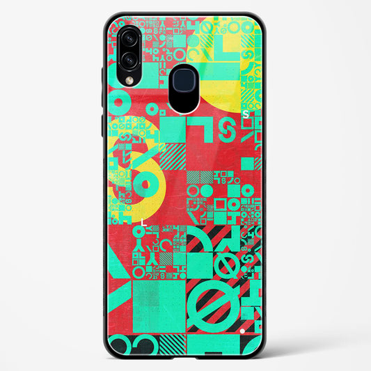 Orient Abstract - Samsung Galaxy A10S Glass Gripper Case