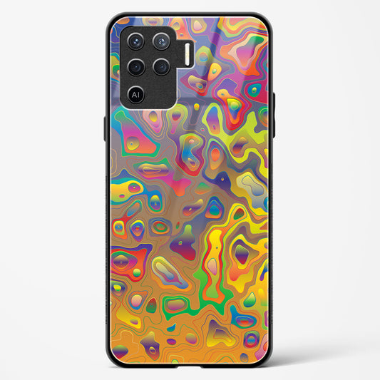 Contour Map - Oppo F19 Pro Glass Gripper Case