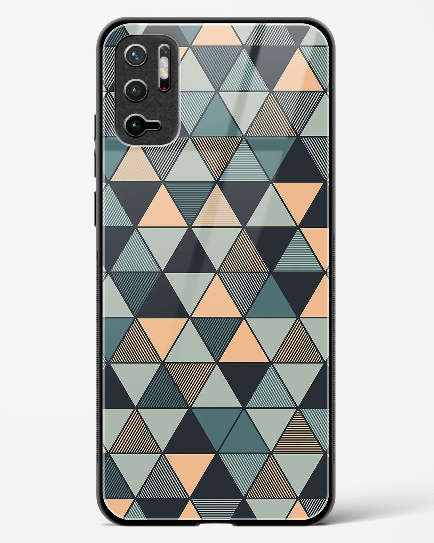 Triangle Mosaic - POCO M3 Pro Glass Gripper Case