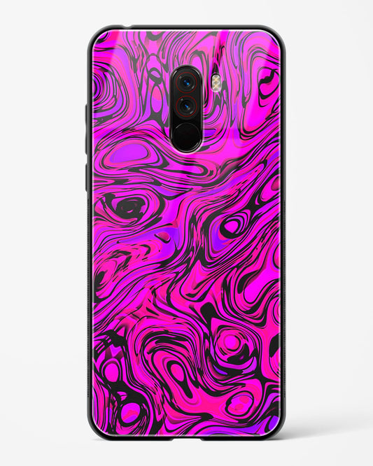 Colourful Liquid Vector - POCO F1 Glass Gripper Case