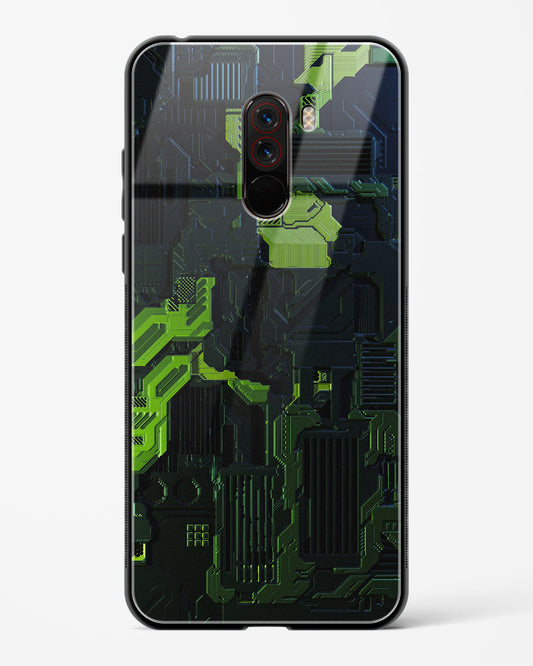 Shadowed Jade - POCO F1 Glass Gripper Case