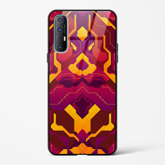 Pink Fusion - Oppo Reno 3 Pro Glass Gripper Case