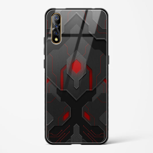 Obsidian Inferno - Vivo Z1X Glass Gripper Case