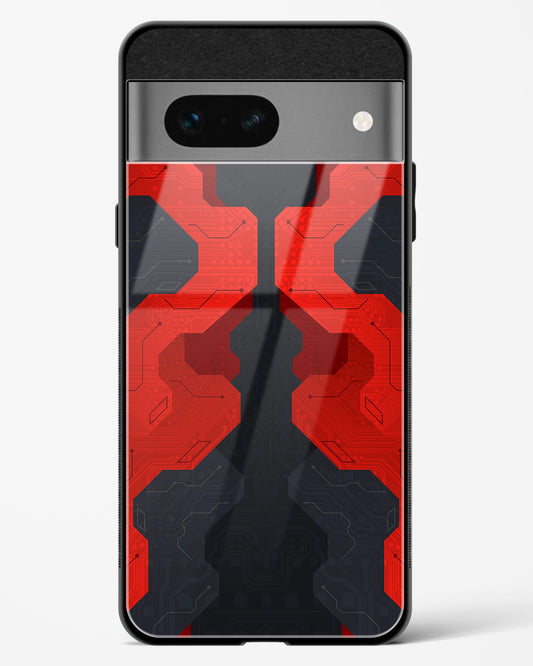 Crimson Fanatic - Google Pixel 7A Glass Gripper Case