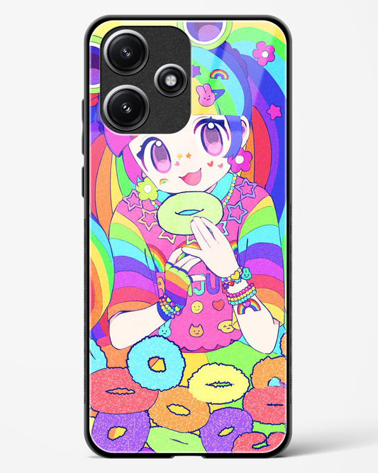 Kawaii Girl Art - POCO M6 Pro 5G Glass Gripper Case