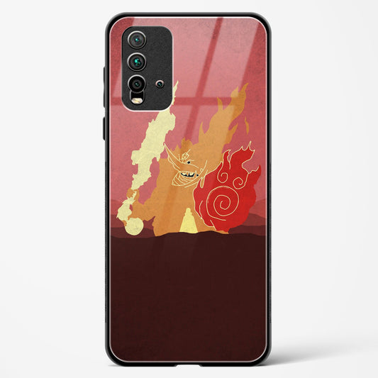 Scarlet Storm - Redmi 9 Power Glass Gripper Case