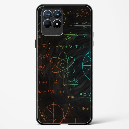 Physics Inky Black - Realme 8i Glass Gripper Case