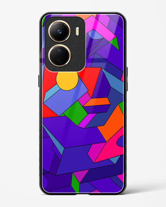 Geometric Chroma - Vivo Y16 Glass Gripper Case