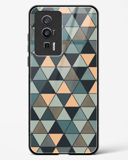 Triangle Mosaic - Redmi K60 Glass Gripper Case