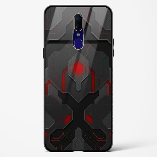 Obsidian Inferno - Oppo F11 Glass Gripper Case