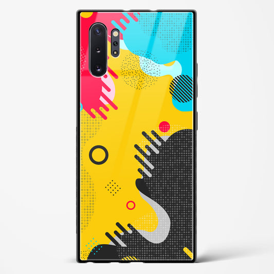 Boho Abstract - Samsung Galaxy Note 10 Plus Glass Gripper Case