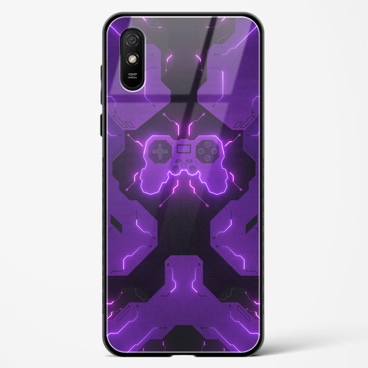 Violet Vortex - Redmi 9A Glass Gripper Case