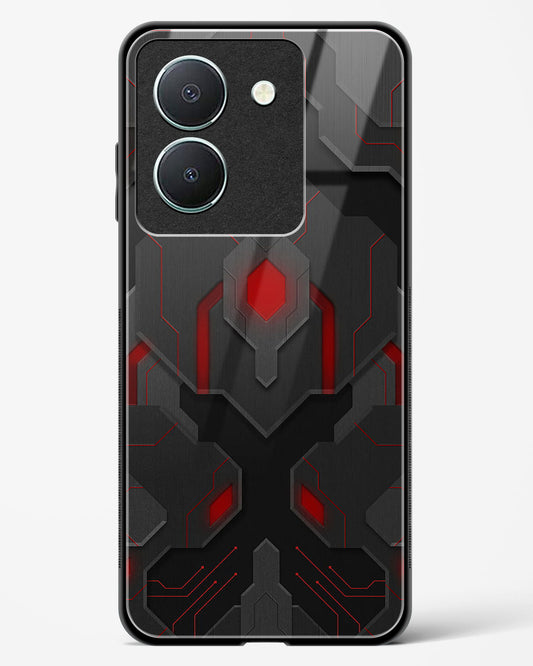 Obsidian Inferno - Vivo Y36 Glass Gripper Case