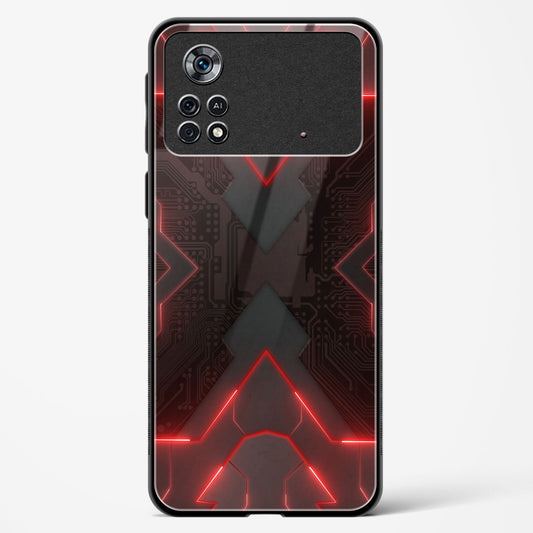 Red Horizon - POCO X4 Pro 5G Glass Gripper Case