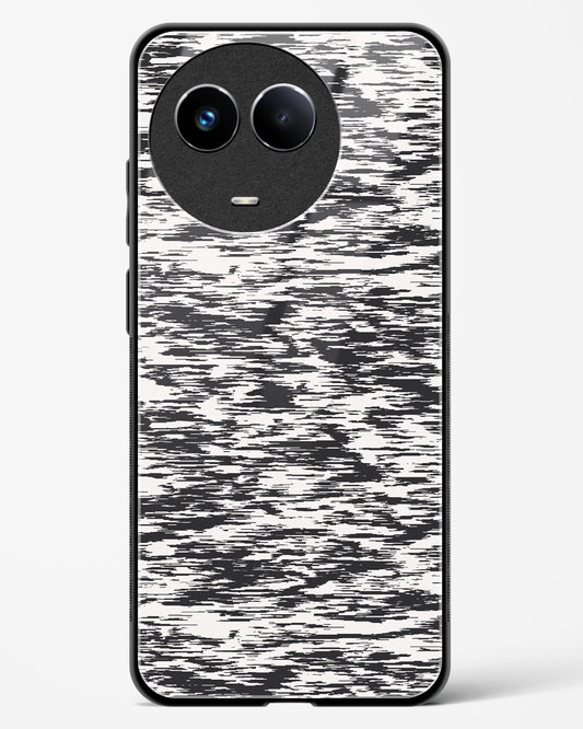 Black and White Glitch - Realme 11 5G Glass Gripper Case