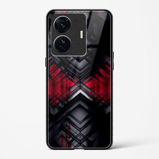 Red Eclipse - Vivo T1 Pro 5G Glass Gripper Case